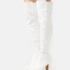 Anna Field Overknee Laarzen - White