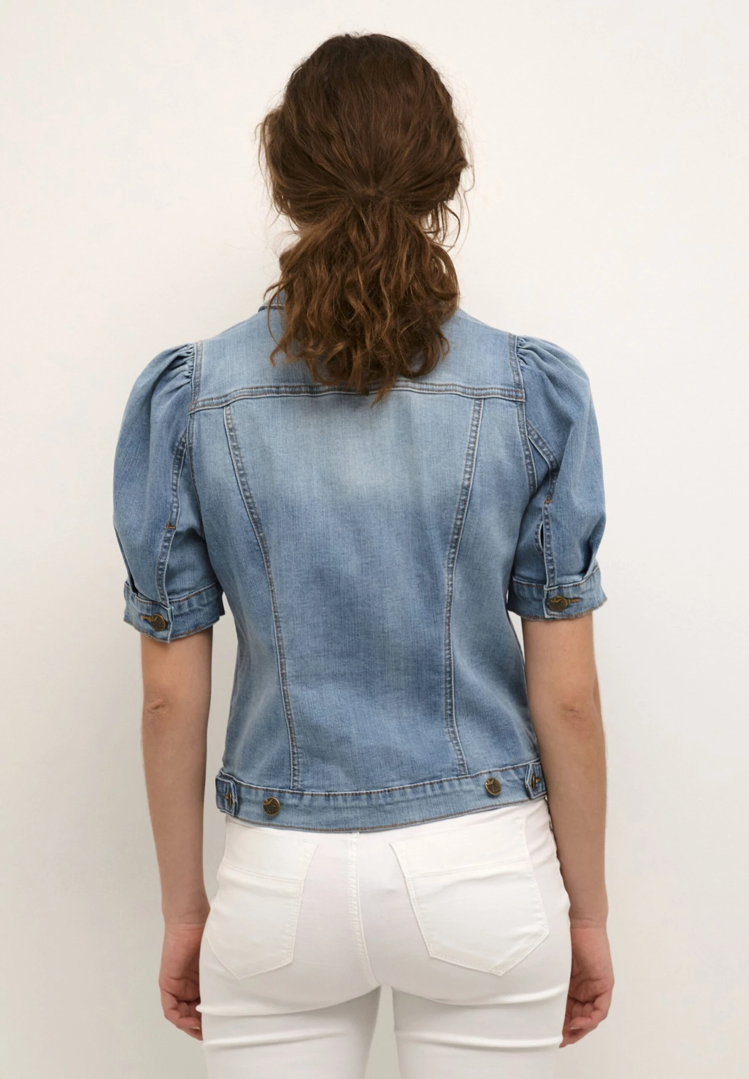 Culture Cubriana Ss - Overhemdblouse - Light Blue Wash 3 Culture Cubriana Ss - Overhemdblouse - Light Blue Wash - Afbeelding 3