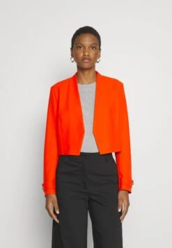 Boss Slim-Fit Cropped Jacket With Collarless Styling - Blazer - Bright Orange 10 Boss Slim-Fit Cropped Jacket With Collarless Styling - Blazer - Bright Orange -Geselecteerde Modieuze Dameskledingwinkels ccce71fd8f524f76b81654bde7b1fdf0
