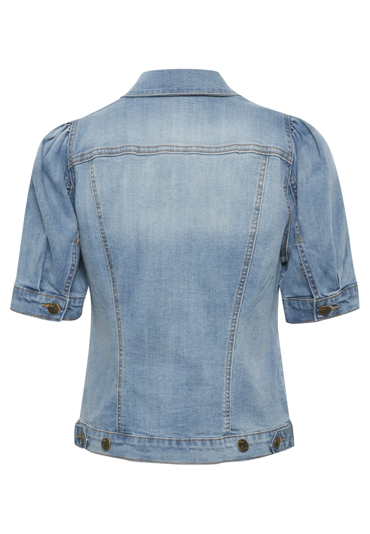Culture Cubriana Ss - Overhemdblouse - Light Blue Wash 6 Culture Cubriana Ss - Overhemdblouse - Light Blue Wash - Afbeelding 6