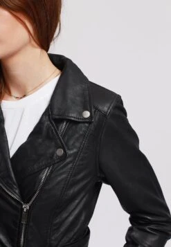 Lee Cooper Beatriz - Leren Jas - Black -Geselecteerde Modieuze Dameskledingwinkels d3a373f1572443dd97944f4f8fef19e8