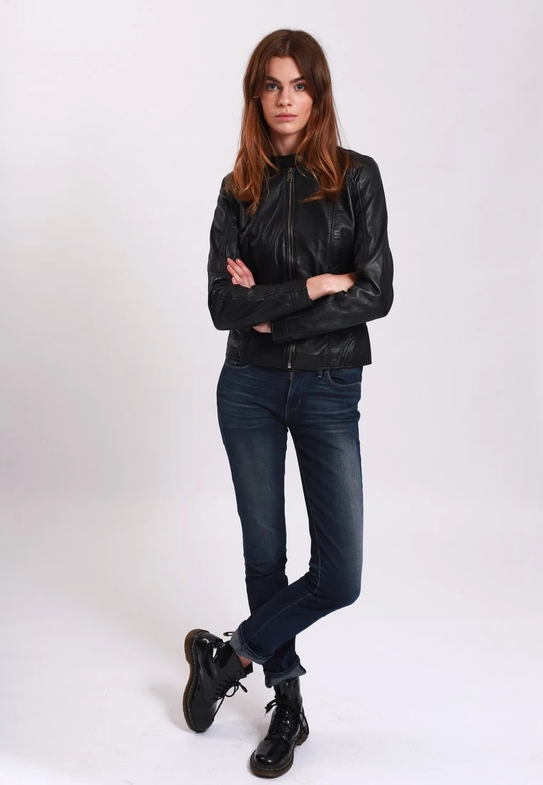 Lee Cooper Leren Jas - Black 2 Lee Cooper Leren Jas - Black - Afbeelding 2