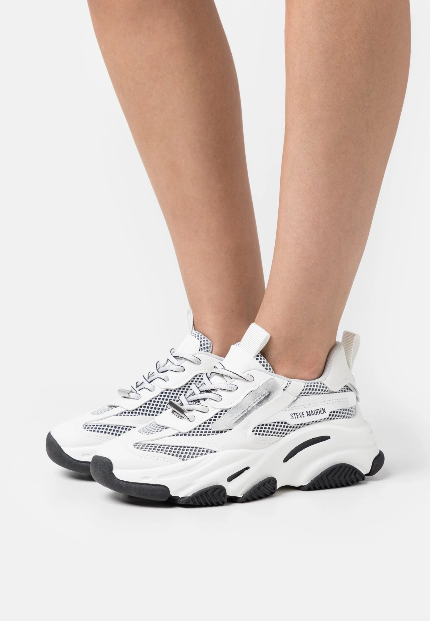 Steve Madden Possession - Sneakers Laag - Silver/White 1 Steve Madden Possession - Sneakers Laag - Silver/White