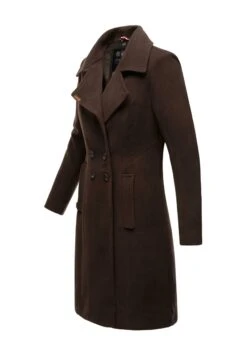 Navahoo Wooly - Halflange Jas - Dark Choco -Geselecteerde Modieuze Dameskledingwinkels eec6edb463254c04931e43a9eafda63b