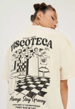 YOURTURN Unisex - T-Shirt Print - Mottled Light Brown -Geselecteerde Modieuze Dameskledingwinkels effd2747a979496f960042514358cad9