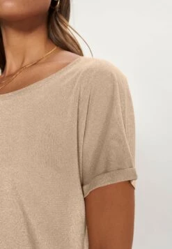 Mos Mosh Kay Tee - T-Shirt Basic - Gold -Geselecteerde Modieuze Dameskledingwinkels f17c78270f854f128528074fdcbf0a3c